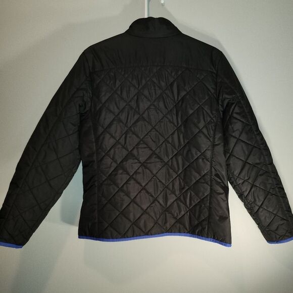 Land's End Women's Primaloft Puffer Jacket Size Medium-Black - Picture 5 of 9